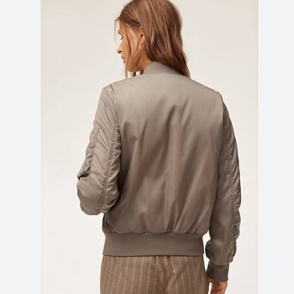 THE Group by Babaton Gilman Bomber Modern Taupe - Picture 4 of 10
